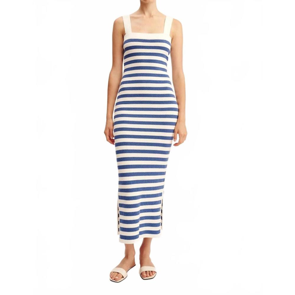 Posse | Dresses | New Posse Ari Dress In Blue Stripe | Poshmark